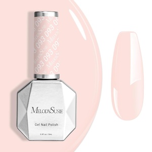 image:imageMelodySusie Black Gel Nail Polish 05fl oz Nails Soak Off UV LED Black Shimmer Gel Polish Gift for Women Nail Art Manicure Salon DIY Nail Design Decoration at Home1760Nude Pink093
