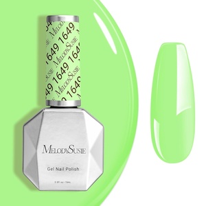 image:imageMelodySusie Black Gel Nail Polish 05fl oz Nails Soak Off UV LED Black Shimmer Gel Polish Gift for Women Nail Art Manicure Salon DIY Nail Design Decoration at Home1760ABright Neon Green1649