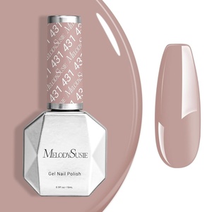 image:imageMelodySusie Black Gel Nail Polish 05fl oz Nails Soak Off UV LED Black Shimmer Gel Polish Gift for Women Nail Art Manicure Salon DIY Nail Design Decoration at Home1760Neutral Nude431