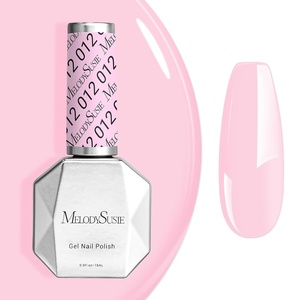 image:imageMelodySusie Black Gel Nail Polish 05fl oz Nails Soak Off UV LED Black Shimmer Gel Polish Gift for Women Nail Art Manicure Salon DIY Nail Design Decoration at Home1760ACreamy Pink012
