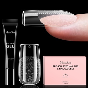 image:imageMelodySusie French Tips Press On ToenailsSharp Square 300Pcs 15 Sizes X PreDesigned High Gloss Berry Pink Soft Gel Full Cover Acrylic Fake Nails ExtensionLonglastingampReusableWomen DIYampSalon UseSquare