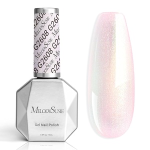 image:imageMelodySusie Galaliver Green Glitter Gel Nail Polish 15ML Sparkly Bright Green Shimmer Gel Polish Soak Off UV LED Cured Long Lasting Gift for Women DIY Nail Design Nail Art Manicure X08Shimmer Aurora Yellow PinkG2608