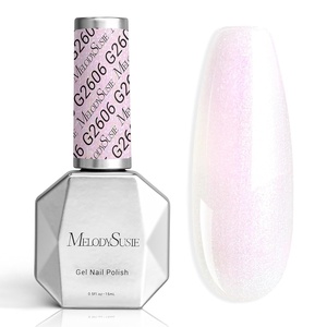 image:imageMelodySusie Galaliver Pink Glitter Gel Nail Polish 15ML Sparkly Purple Shimmer Gel Polish Soak Off UV LED Cured Long Lasting Gift for Women DIY Nail Design Nail Art Manicure X06White Aurora Pink ShimmerG2606