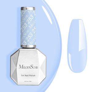 image:imageMelodySusie Galaliver Pink Glitter Gel Nail Polish 15ML Sparkly Purple Shimmer Gel Polish Soak Off UV LED Cured Long Lasting Gift for Women DIY Nail Design Nail Art Manicure X06Baby Blue253