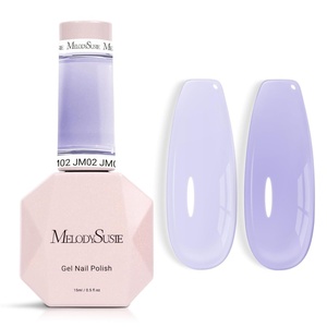 image:imageMelodySusie Gel Nail Kit with PART06G Cordless UV Lamp Rechargeable LED UV Light with Smart Sensor Classic Popular Colors Plant Based Nails Polish with Top Base Coat Builder Gel Beginner Nail KitLavender PurpleJM02