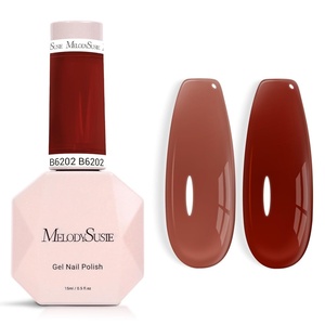 image:imageMelodySusie Gel Nail Kit with PART06G Cordless UV Lamp Rechargeable LED UV Light with Smart Sensor Classic Popular Colors Plant Based Nails Polish with Top Base Coat Builder Gel Beginner Nail KitCocoa BrownB6202