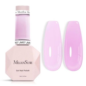 image:imageMelodySusie Gel Nail Kit with PART06G Cordless UV Lamp Rechargeable LED UV Light with Smart Sensor Classic Popular Colors Plant Based Nails Polish with Top Base Coat Builder Gel Beginner Nail KitCotton Candy PurpleJM07
