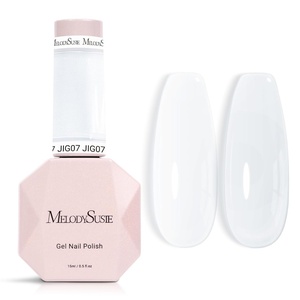 image:imageMelodySusie Gel Nail Kit with PART06G Cordless UV Lamp Rechargeable LED UV Light with Smart Sensor Classic Popular Colors Plant Based Nails Polish with Top Base Coat Builder Gel Beginner Nail KitWhiteJIG07