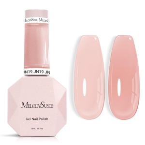 image:imageMelodySusie Gel Nail Kit with PART06G Cordless UV Lamp Rechargeable LED UV Light with Smart Sensor Classic Popular Colors Plant Based Nails Polish with Top Base Coat Builder Gel Beginner Nail KitASheer NudeJN19
