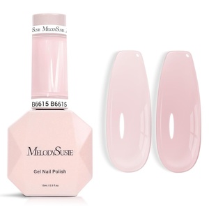 image:imageMelodySusie Gel Nail Kit with PART06G Cordless UV Lamp Rechargeable LED UV Light with Smart Sensor Classic Popular Colors Plant Based Nails Polish with Top Base Coat Builder Gel Beginner Nail KitAMarshmallow Milky PinkB6615