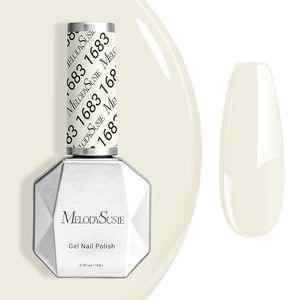 image:imageMelodySusie Gel Nail Polish Kit with UV Light PART06F Popular Color Gel with Builder and Baser ampGlossy Top Coat Soak Off Includes Nail Art Tools Nail Art Gift for Women amp GirlsShell White1683