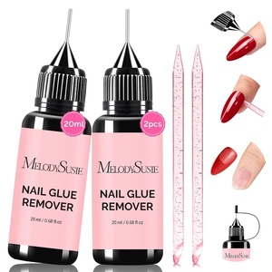 image:imageMelodySusie Gel Polish Remover Kit with Cuticle Oil amp Liquid Latex Tape amp Wipes amp Peel Off Manicure Tools Gel Remover for Nails 25 Minutes At Home No Need Soaking Wrapping136 Fl Oz Pack of 1