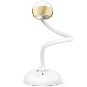 image:imageMelodySusie Gooseneck Cordless UV Nail Lamp with Adjustable Light Angle SPro09M 2in1 Rechargeable Fast Curing Nail Dryer Cures All Gels Especially Rhinestone Glue amp Liner Gel PolishGolden Nail Art Lamp
