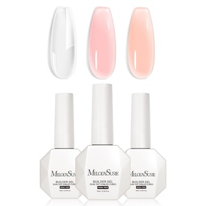 image:imageMelodySusie Hema Free Clear Builder Nail Gel for Nails Thickening Tpo Free 05 Fl Oz Soak Off UV Extension Gel Nail Art Design Salon DIY Manicure at Home for WomenClearH1402H1403