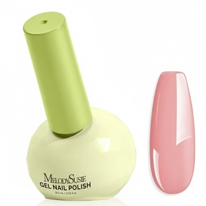 image:imageMelodySusie Highly Pigmented Gel Nail Polish Set 056 floz TiltandStand Bottle HEMA Free PlantBased Formula 6 Colors Macarons Soak Off UV LED Manicure Kit Gift BoxMocha Brown Dark RedB2617Glamour Pink