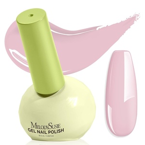 image:imageMelodySusie Highly Pigmented Gel Nail Polish Set 056 floz TiltandStand Bottle HEMA Free PlantBased Formula 6 Colors Macarons Soak Off UV LED Manicure Kit Gift BoxMocha Brown Dark RedB2612City Pink