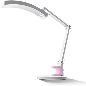 image:imageMelodySusie LED Manicure Table Lamp for Nail Techs SPro25A Professional Nail Desk Light with Adjustable Arm Dimmable Brightness amp 3 Color Temperatures for Gel Nails amp Nail Artwith pink nail lamp