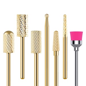 image:imageMelodySusie Nail Drill Bits Holder with 36 Holes Visible Sturdy and Compatible with 332 Acrylic Drill Bit Organizer and Storage for Salon amp Home Squarenot include bitsGold