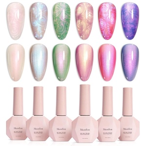 image:imageMelodySusie Nail Magnet Set 16PCS Cat Eye Gel Nail Polish Magnets Round Square Double Ended Magnet Stick Cat Eye Magnet for Nails Strong Magnetic Nail Polish Magnets Nail Design ToolsPearl Kiss Set