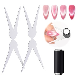 image:imageMelodySusie Nail Magnet Set 21PCS Cat Eye Gel Nail Polish Magnets Round Square Double Ended Magnet Stick Cat Eye Magnet for Nails Strong Magnetic Nail Polish Magnets Nail Design ToolsFrench Nail Magnet