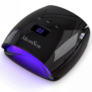 image:imageMelodySusie Professional UV LED Nail Lamp PPlus30I High Efficient Nail Dryer with 3 Timers amp Detachable Base Cures All Hard Gels Especially Rhinestone Glue Solid amp Liner Gel PolishesBlack