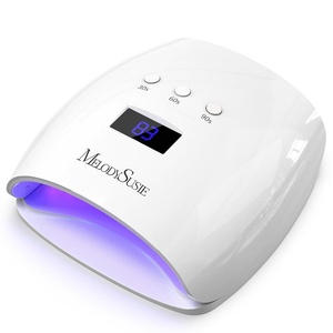 image:imageMelodySusie Professional UV LED Nail Lamp PPlus30I High Efficient Nail Dryer with 3 Timers amp Detachable Base Cures All Hard Gels Especially Rhinestone Glue Solid amp Liner Gel Polishes54w Nail Lampwhite