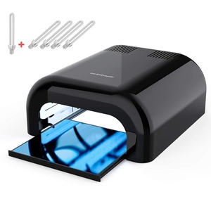 image:imageMelodySusie Professional UV Nail Lamp with 4 Light Tubes amp Metal Sliding Base SPro04 SalonGrade Fast Curing Nail Dryer for 3D Printer UV Resin Hard Gel Extension amp Acrylic Gel Polishes