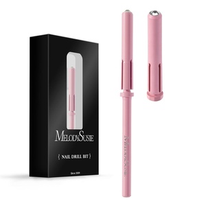 image:imageMelodySusie Super Long Small Crystal Top 31mm Mandrel Bit for Nails 332 Easy Off Nail Drill Bits for Sanding Bands Suitable for Acrylic Nails Gel Manicures and Pedicures Rose PinkRose Pink