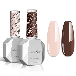 image:imageMelodySusie Thick Gel Nail Polish Set 2 Pcs 15ML Black amp White Gel Polish Set Soak Off UV LED White Gel Polish Christmas Gift for Women Nail Art Manicure Salon DIY Nail Design Decoration at HomeNeon Orange  Red