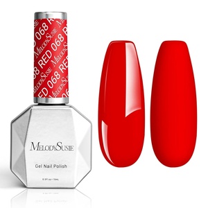 image:imageMelodySusie Thick Light Green Gel Nail Polish05fl oz Soak Off UV LED Mint Green Gel Polish Gift for Women Nail Art Manicure Salon DIY Nail Design Decoration at Home1666Bright Red068