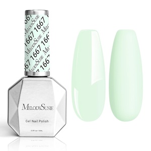 image:imageMelodySusie Thick Light Green Gel Nail Polish05fl oz Soak Off UV LED Mint Green Gel Polish Gift for Women Nail Art Manicure Salon DIY Nail Design Decoration at Home1666Pastel Mint Green1667