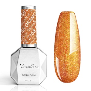 image:imageMelodySusie Thick Light Green Gel Nail Polish05fl oz Soak Off UV LED Mint Green Gel Polish Gift for Women Nail Art Manicure Salon DIY Nail Design Decoration at Home1666AOrange Glitterz168