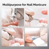 image:imageMelodySusie 10pcs Nail Drill Bits Set 332 Inch Diamond Cuticle Bits for Nail Drill EFile Manicure Pedicure Remover Tools for Acrylic Gel Nails Salon Home Use Nail Care Supplies RainbowSilver