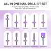 image:imageMelodySusie 10pcs Nail Drill Bits Set 332 Inch Diamond Cuticle Bits for Nail Drill EFile Manicure Pedicure Remover Tools for Acrylic Gel Nails Salon Home Use Nail Care Supplies RainbowSmall Sanding Bands