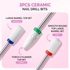 image:imageMelodySusie 13Pcs Nail Drill Bits Set 332 Tungsten Carbide amp Ceramic Efile Bits for Acrylic Gel Removal Diamond Cuticle Bits for Manicure Prep Salon Home Nail Care Supplies Pink amp ColorfulWhite  Colorful