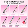 image:imageMelodySusie 13Pcs Nail Drill Bits Set 332 Tungsten Carbide amp Ceramic Efile Bits for Acrylic Gel Removal Diamond Cuticle Bits for Manicure Prep Salon Home Nail Care Supplies Pink amp ColorfulPink  Colorful