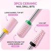 image:imageMelodySusie 13Pcs Nail Drill Bits Set 332 Tungsten Carbide amp Ceramic Efile Bits for Acrylic Gel Removal Diamond Cuticle Bits for Manicure Prep Salon Home Nail Care Supplies Pink amp ColorfulPink  Colorful