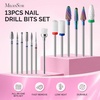 image:imageMelodySusie 13Pcs Nail Drill Bits Set 332 Tungsten Carbide amp Ceramic Efile Bits for Acrylic Gel Removal Diamond Cuticle Bits for Manicure Prep Salon Home Nail Care Supplies Pink amp ColorfulWhite  Colorful