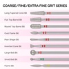 image:imageMelodySusie 20pcs Nail Drill Bits Set 332 Inch Diamond Cuticle Nail Bits Kit for Nail Drill EFile Manicure Pedicure Remover Tools for Acrylic Gel Nails Salon Home Nail Care Supplies Silver