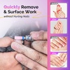 image:imageMelodySusie 21pcs Nail Drill Bit Set Professional 332 Ceramic Diamond Carbide Acrylic Gel Nail Art Tool Kit Cuticle Remover Bit for Acrylic Gel Dip Powder Nail Manicure Pedicure Salon Home21Pcs Pink Bits with 25Hole Box
