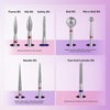 image:imageMelodySusie 21pcs Nail Drill Bit Set Professional 332 Ceramic Diamond Carbide Acrylic Gel Nail Art Tool Kit Cuticle Remover Bit for Acrylic Gel Dip Powder Nail Manicure Pedicure Salon Home21Pcs Pink Bits with 25Hole Box