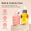 image:imageMelodySusie 25ML Cuticle Care Kit  Cuticle Oil and Cuticle Remover Cuticle Nourishes and Softener Promotes Nail Growth and Strength for Home and Salon Use 2PCSMilk  Honey Cuticle Oil and Cuticle Remover