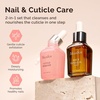image:imageMelodySusie 25ML Cuticle Care Kit  Cuticle Oil and Cuticle Remover Cuticle Nourishes and Softener Promotes Nail Growth and Strength for Home and Salon Use 2PCSRose Cuticle Oil and Cuticle Remover