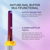 image:imageMelodySusie 3Pcs Nail Drill Bits Set 332 Carbide Tungsten Bits Long Flame Smooth Round Top Small Barrel and Tapered Nib Bits Suitable for Manicure Pedicure Cuticle Gel Acrylic Remover PurpleD Set