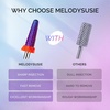 image:imageMelodySusie 3Pcs Nail Drill Bits Set 332 Carbide Tungsten Bits Long Flame Smooth Round Top Small Barrel and Tapered Nib Bits Suitable for Manicure Pedicure Cuticle Gel Acrylic Remover PurpleD Set