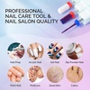 image:imageMelodySusie 3Pcs Nail Drill Bits Set 332 Carbide Tungsten Bits Long Flame Smooth Round Top Small Barrel and Tapered Nib Bits Suitable for Manicure Pedicure Cuticle Gel Acrylic Remover PurpleE Set