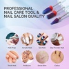 image:imageMelodySusie 3Pcs Nail Drill Bits Set 332 Carbide Tungsten Bits Long Flame Smooth Round Top Small Barrel and Tapered Nib Bits Suitable for Manicure Pedicure Cuticle Gel Acrylic Remover PurpleC Set