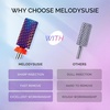 image:imageMelodySusie 3Pcs Nail Drill Bits Set 332 Carbide Tungsten Bits Long Flame Smooth Round Top Small Barrel and Tapered Nib Bits Suitable for Manicure Pedicure Cuticle Gel Acrylic Remover PurpleB Set