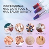 image:imageMelodySusie 3Pcs Nail Drill Bits Set 332 Carbide Tungsten Bits Long Flame Smooth Round Top Small Barrel and Tapered Nib Bits Suitable for Manicure Pedicure Cuticle Gel Acrylic Remover PurpleA Set