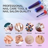 image:imageMelodySusie 3Pcs Nail Drill Bits Set 332 Carbide Tungsten Bits Long Flame Smooth Round Top Small Barrel and Tapered Nib Bits Suitable for Manicure Pedicure Cuticle Gel Acrylic Remover PurpleB Set